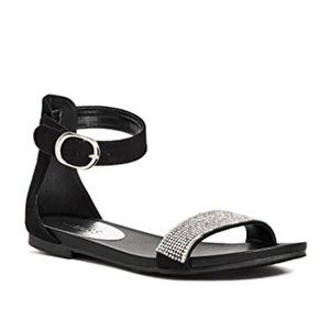 GUESS Nikki Double-Strap Flat Sandals NWOT Sz 8.5